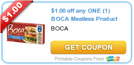 $1.00 off any ONE (1) BOCA Meatless Product