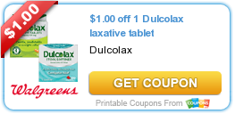 $1.00 off 1 Dulcolax laxative tablet