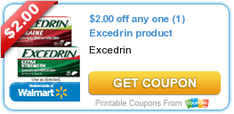 $2.00 off any one (1) Excedrin product