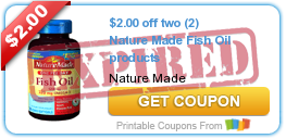 $2.00 off two (2) Nature Made Fish Oil products