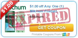 $1.00 off Any One (1) Mitchum Product