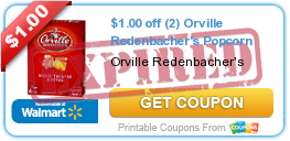 $1.00 off (2) Orville Redenbacher's Popcorn