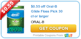 $0.55 off Oral-B Glide Floss Pick 30 ct or larger