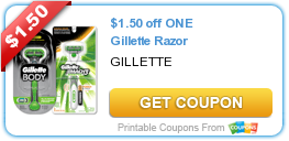 $1.50 off ONE Gillette Razor