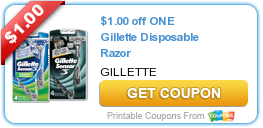 $1.00 off ONE Gillette Disposable Razor