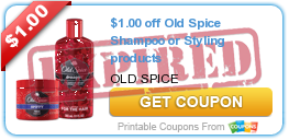 $1.00 off Old Spice Shampoo or Styling products