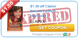 $1.50 off Clairol Natural Instincts Hair Color