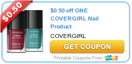 $0.50 off ONE COVERGIRL Nail Product