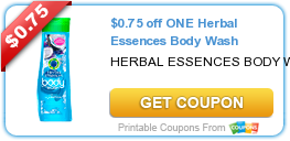 $0.75 off ONE Herbal Essences Body Wash