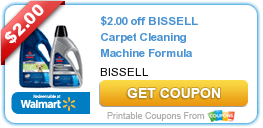 $2.00 off BISSELL Carpet Cleaning Machine Formula