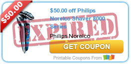 $50.00 off Philips Norelco Shaver 8000 Series