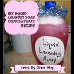 Homemade Liquid Laundry Soap Concentrate