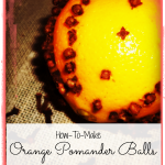 How To Make Orange Pomanders