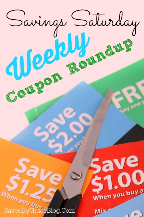 Savings Saturday Weekly Coupon Roundup