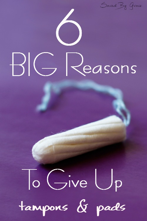 6 big reasons to give up tampons and pads