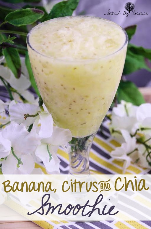 Banana Citrus Chia Smoothier