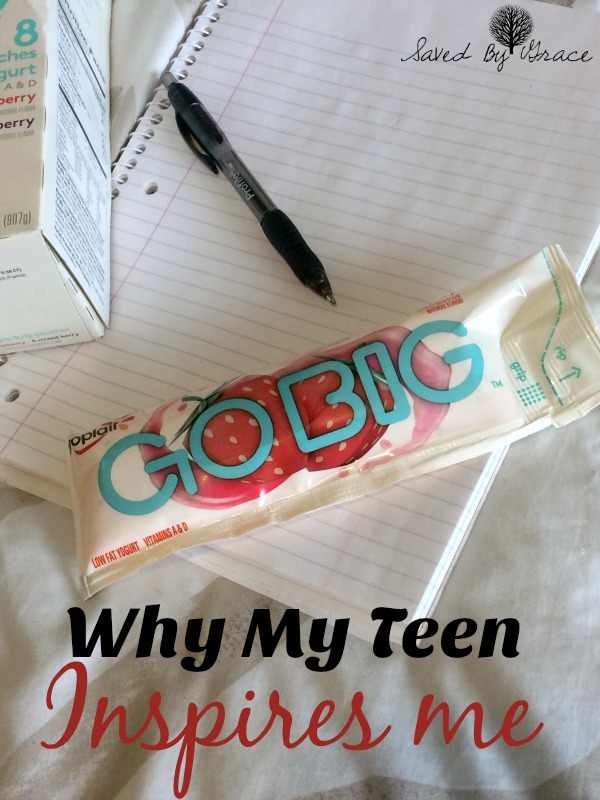 How my Teen Inspires Me- Teens are pretty amazing these days with all they do! Here is how my teen goes big and inspires me.