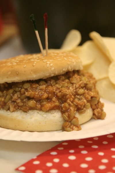 Instant Pot Vegan Lentil Sloppy Joes- Make quick and easy vegan sloppy Joes in your instant pot for this delicious comfort food favorite.