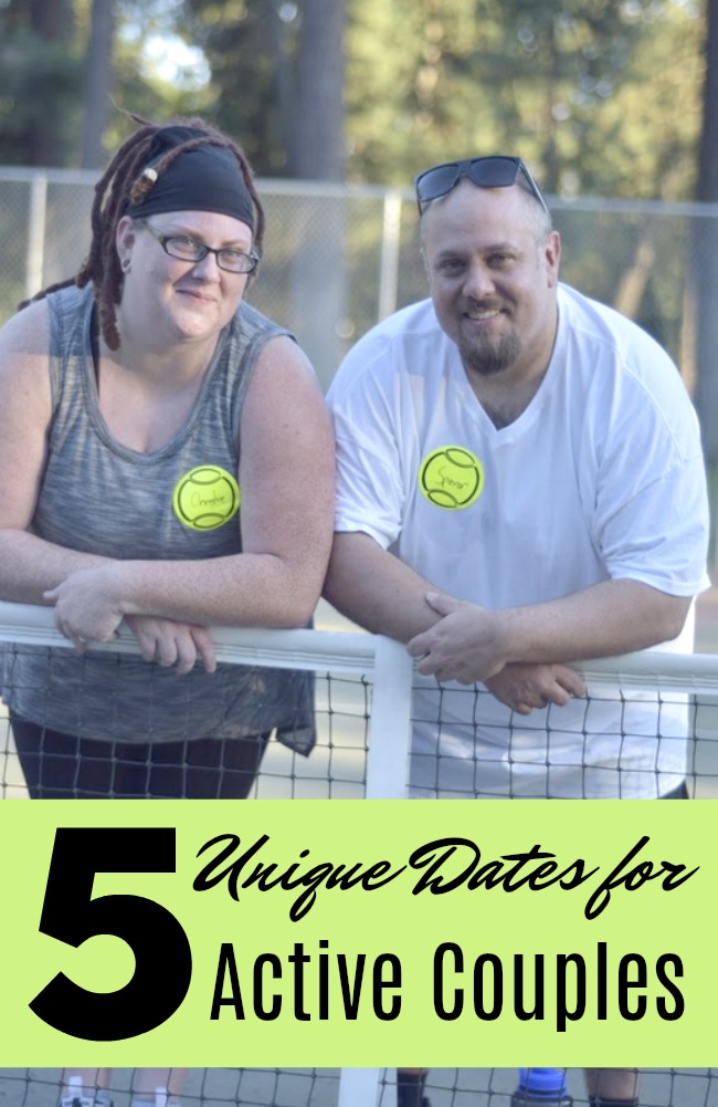 #AD 5 Unique Date Ideas for Active Couples- Getting bored with dinner and a movie and want to change things up? Here's 5 unique date night ideas to start!